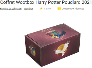 Coffret Wootbox Harry Potter Poudlard 2021 à 20€