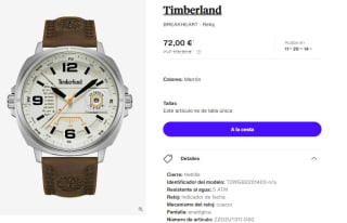 Reloj para Hombre Timberland BREAKHEART por 72€