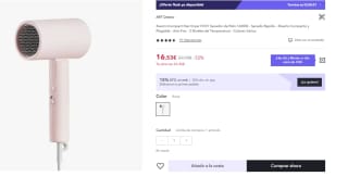 Secador de pelo Xiaomi Mi Compact Hair Dryer H101 por 11.57€