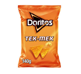 2 Paquetes DORITOS sabor tex-mex bolsa 140g por solo 1,99€
