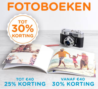 Tot 30% korting fotoboeken bij Smartphoto