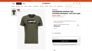 Camiseta estampada Levi's por 10,15€