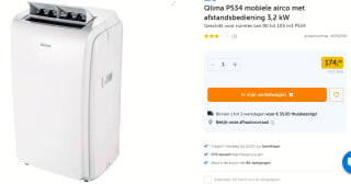 Qlima P534 Portable Airco voor €174,20 bij Warmteservice
