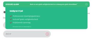 Gratis strandlaken bij boeken gratis veiligheidscheck bij Verisure