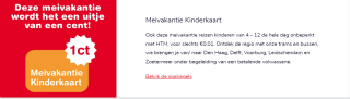 Voor €0,01 reizen met de HTM in de meivakantie [kids 4 t/m 12 jaar]