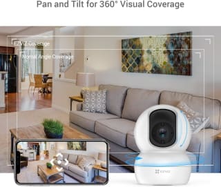 Ezviz TY2 - Wifi Camera - Bestuurbare Binnencamera - Full HD voor €17,99 bij Amazon