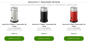 Aeroccino, Cajón o Travel Mug gratis por compra
