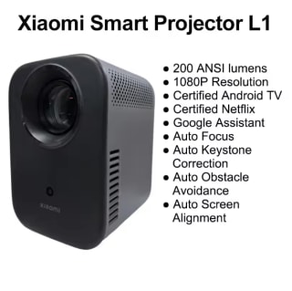 Proyector Inteligente Xiaomi L1 200 ANSI Google TV Resolución 1080p por solo