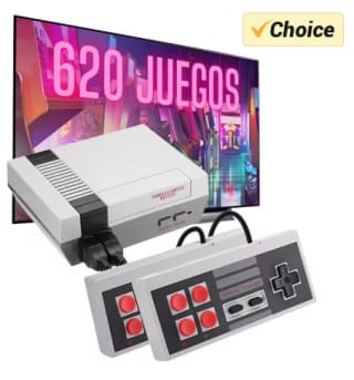 Miniconsola con 620 juegos clásicos por 8,55€