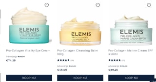 25% korting op alle Elemis-favorieten
