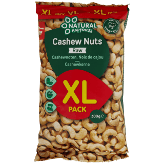 Natural Happiness cashewnoten XL-pack 300 gram voor €2,97 bij de Action