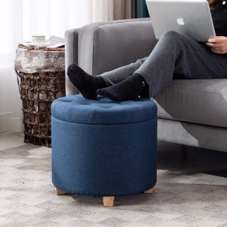 HNNHOME 45cm Ronde Linnen Gewatteerde Seat voor €55,15 bij Amazon