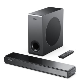 Hola HW210 120W Barra de sonido de canal 2.1 con bluetooth, 3 drivers, bajos HiFi, sonido envolvente 3D por 77,01€