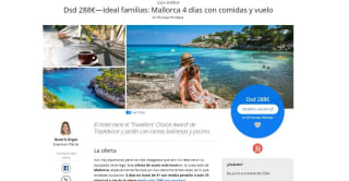 Estancia en mallorca 4 días en hotel de 4* con media pensión desde solo 288€pxp