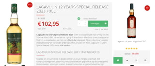 Lagavulin 12 years Special Release 2023 70cl voor €102,95 bij Drankdozijn
