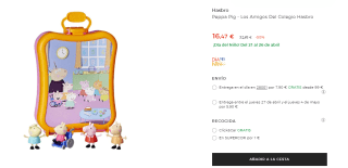 Peppa Pig Maletín Los Amigos del Colegio por 16.47€