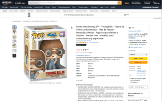 Funko Pop! Disney UP Young Ellie por 11,20€