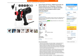 Pistola de Pintura Aytop 400W 800ml por solo 19,99€
