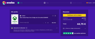 Xbox Game Pass Core Código de 12 Meses EUROPE por solo 44,75€