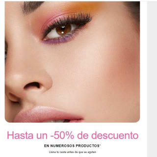 Rebajas hasta -50% en sección outlet de kiko Milano