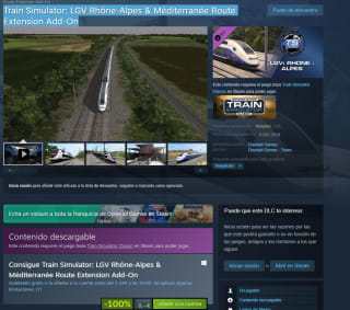 TGV Voyages Train Simulator + DLCs gratis desde Steam