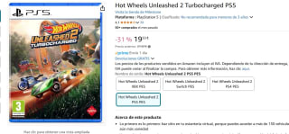 Juego Hot Wheels Unleashed 2 Turbocharged PS5 por 19,33€