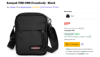 Eastpak THE ONE Crossbody bag voor €17,49 bij Bol