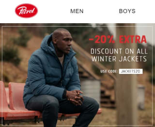20% extra korting op winter jassen bij Petrol