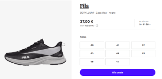 Zapatillas para Hombre Fila BERYLLIUM por 37€