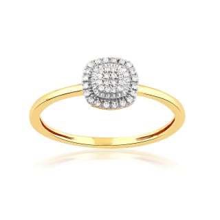 Bague or 750 2 tons diamants à 395,40€