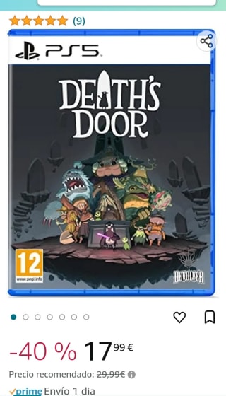 Death's Door Playstation 5 por 17,99€.