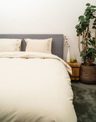 Dekbedovertrek Sari Nature's Wash- washed cotton 240x220 voor €15 bij Megabed