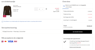 24% extra korting op alles in de outlet van Bon'A Parte