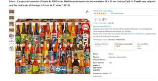 Puzzle de 500 Piezas cervezas artesanales marca Educa por 5€