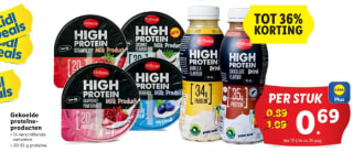 Gekoelde Proteïne producten voor €0,69 bij de Lidl