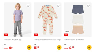 Tot 70% korting tijdens de sale bij de Hema