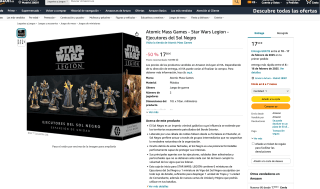 Figuras Star Wars Legion Ejecutores del Sol Negro Soldados del Sindicato Pike por 17,50€
