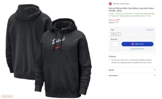 Sudadera de Hombre de los Detroit Pistons Nike City Edition por 53.5€