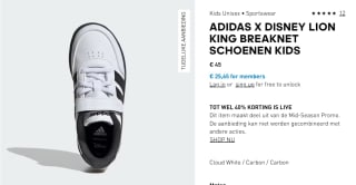adidas Sportswear BREAKNET LionKing voor €25,65 bij Adidas