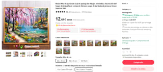 Recopilación Kits punto de cruz paisajes por 12,36€