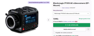 Blackmagic Design PYXIS 6K (Canon EF mount) Zwart voor €1.949 bij CameraNU