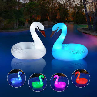 InflaGlow Solar Opblaas Zwaan XL met LED verlichting voor €20 bij Blokker