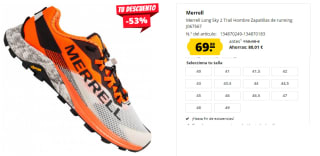 Zapatillas para trail de Hombre Merrell MTL LONG SKY 2 por 69.9€