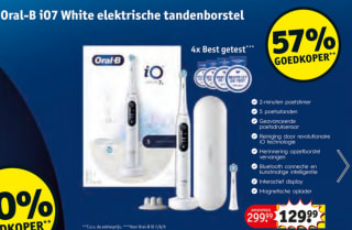 Oral-B iO 7 Elektrische Tandenborstel voor €129 bij Kruidvat