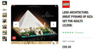 Catch the Lego Architecture: Great Pyramid of Giza set for adults as low as £89.99 at Zavvi