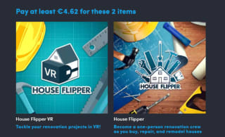 Humble Bundle House flipper bundel vanaf €4,62