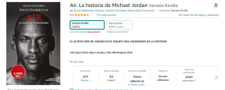 Versión Kindle Air. La historia de Michael Jordan por 2,84€