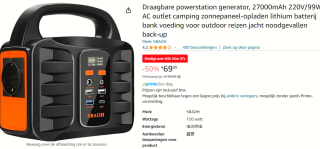 SBAOH 150 W draagbaar voedingsstation, 150 W, voor €69,99 bij Amazon