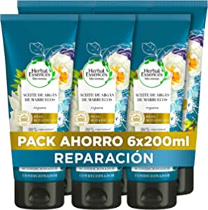 Pack de 6x200ml Herbal Essences Acondicionador Reparador Con Aceite De Argán, por 10,99€