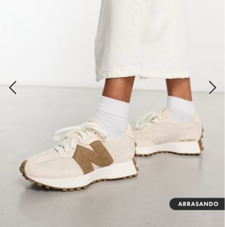 Zapatillas mujer beis 327 New Balance por 63,70€